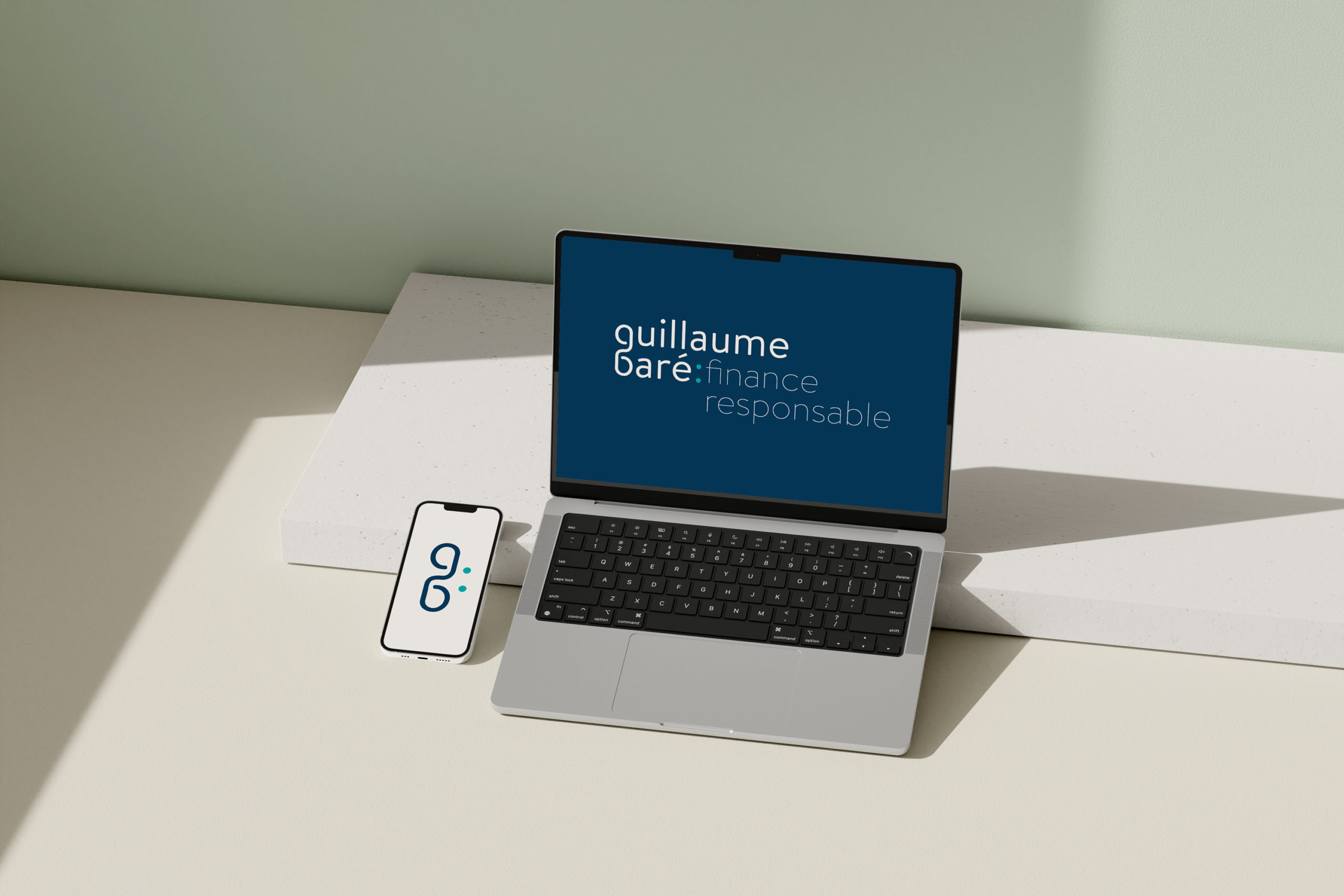Mock-Up logo Guillaume Baré