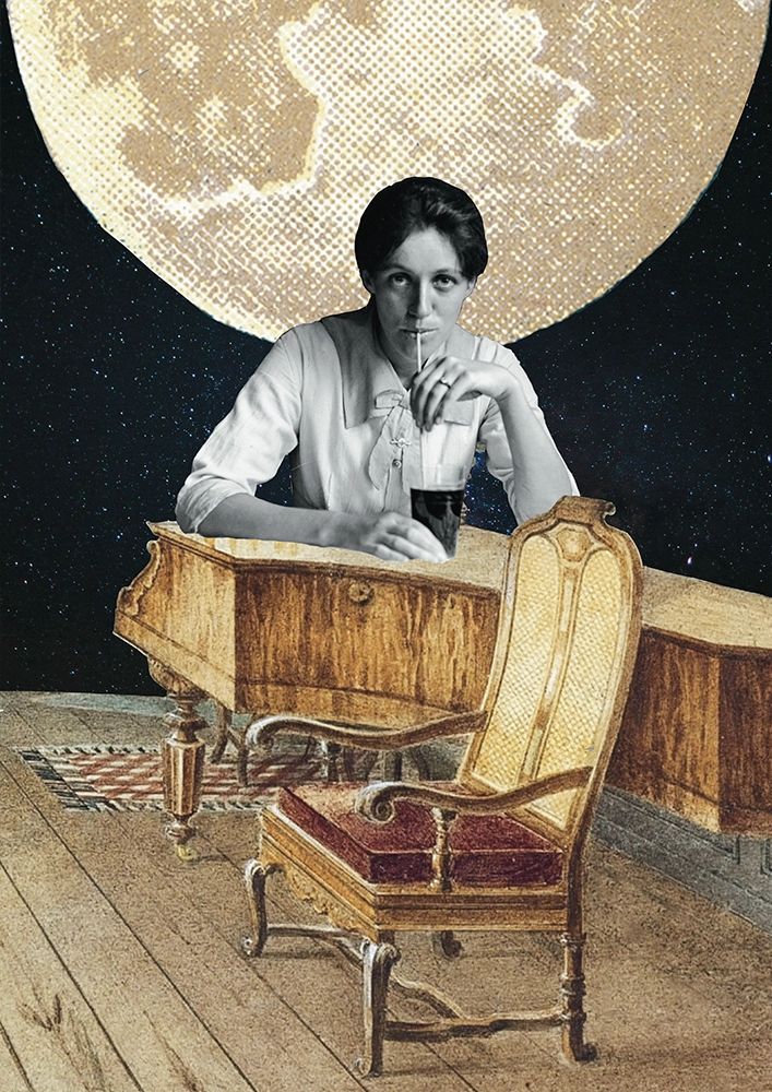 Collage numérique Judith Gillet Piano