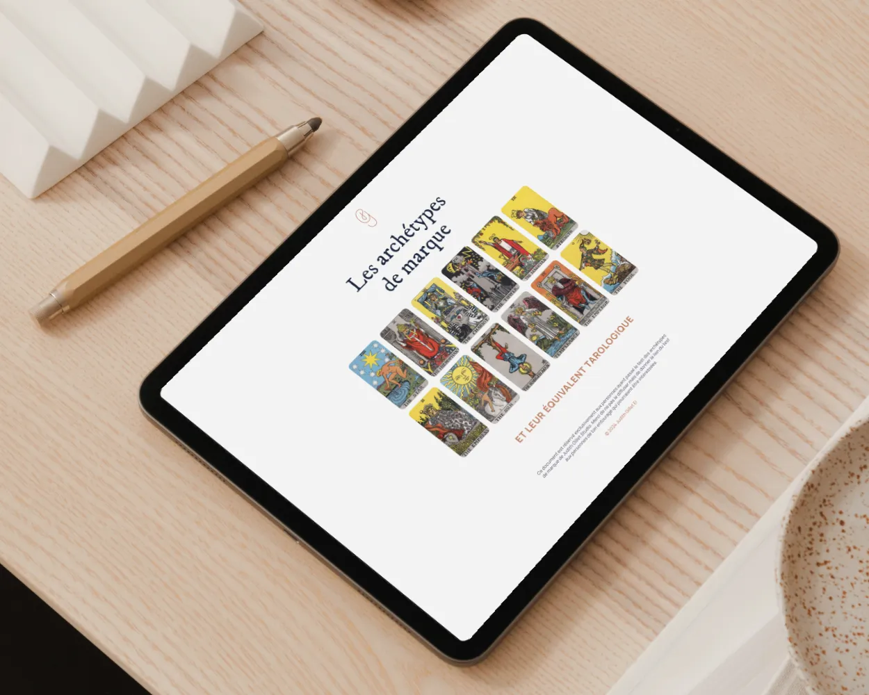 aperçu du mini guide des archétypes de marque et de leur équivalent tarologique