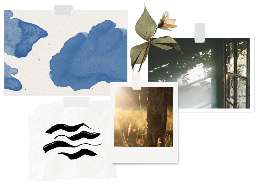 Moodboard accmpagnement identité visuelle solopreneures