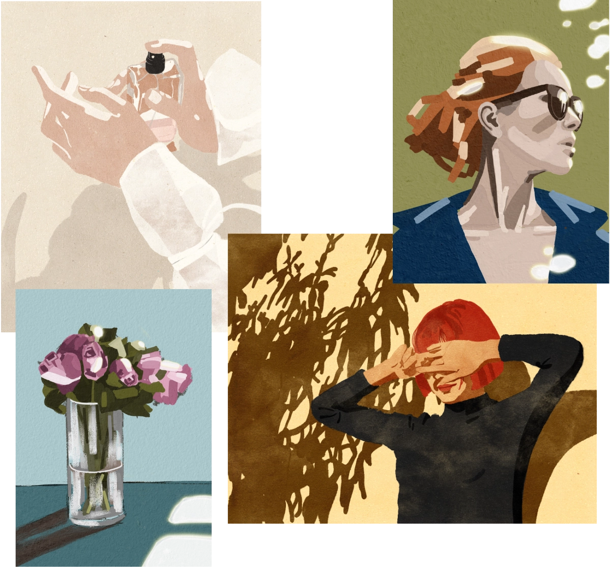Quelques illustrations réalisées numériquement avec Procreate