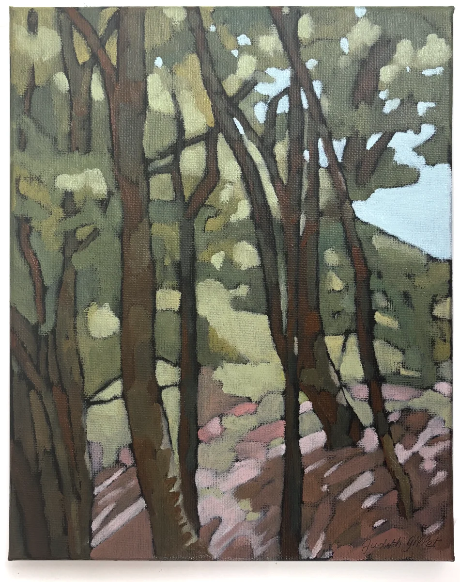 "Promenade" - huile sur toile - 24x30cm