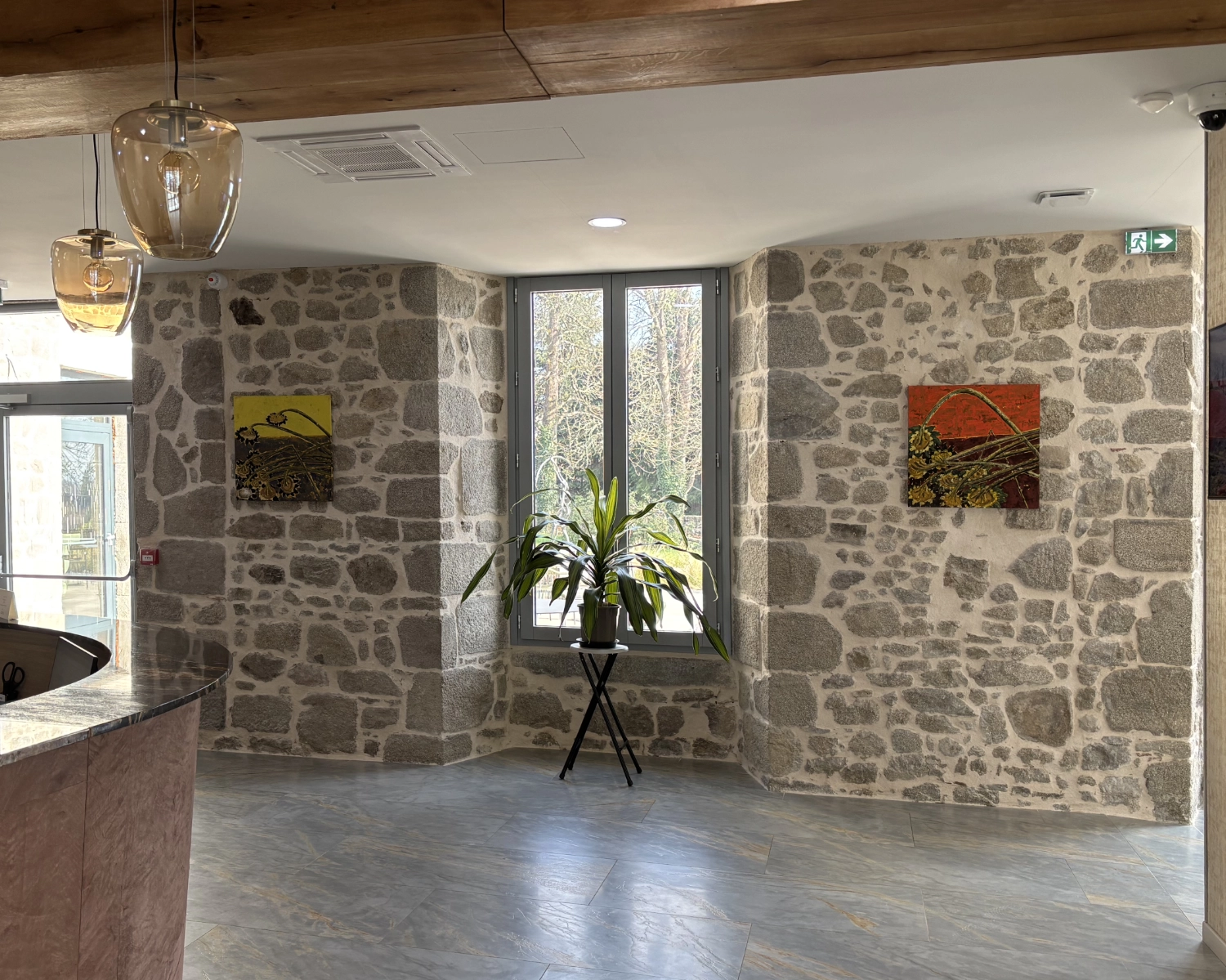 Hall d'entrée du Château du Theil