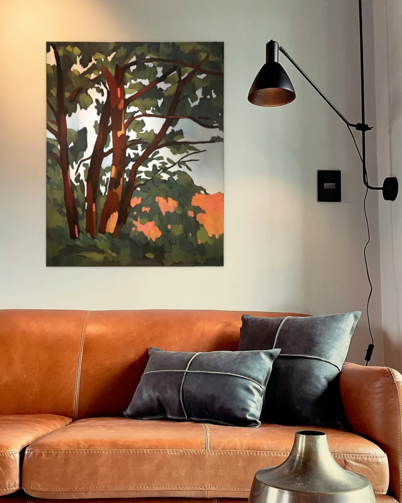 "Forêt 2" œuvre d'art intérieur luxe