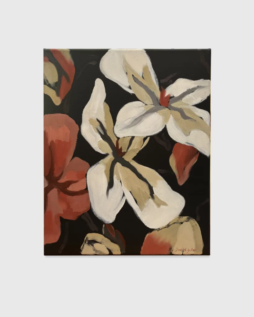"Monnaie du Pape" – huile sur toile 100% coton – 40 x 50 cm