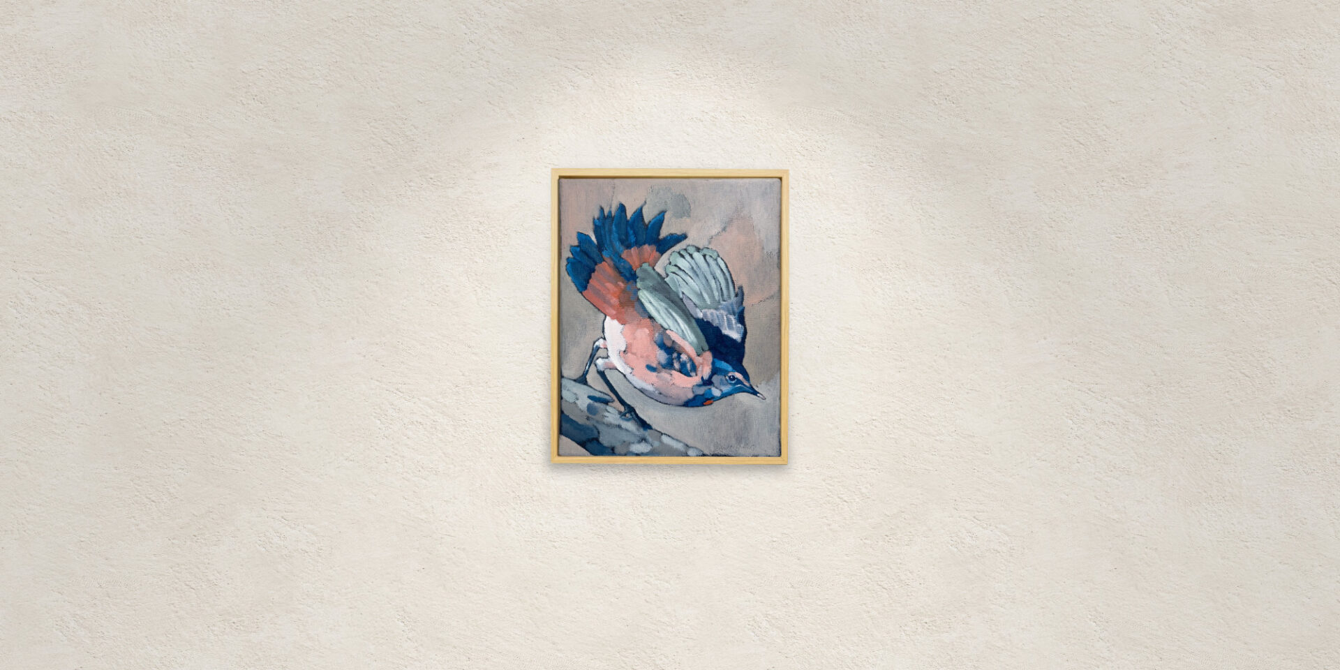Judith Gillet - "L'Envol" - huile sur toile - 19x24cm
